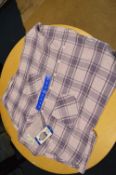 *Jachs Girlfriend Purple Plaid Short Sleeve Top Size: M