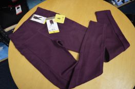 *Mondetta Purple High Waist Jacquard Leggings Size: S