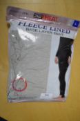 *32 Degrees Heat Grey Fleece Leggings 2pk