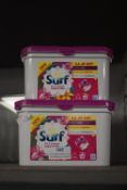 Surf Tropical Lily 3-in-1 Wash Capsules 18pk x2