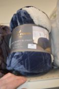 *Monte & Jardin Queen Size Sherpa Blanket