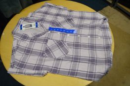 *Jachs Girlfriend Purple Plaid Short Sleeve Top Size: M