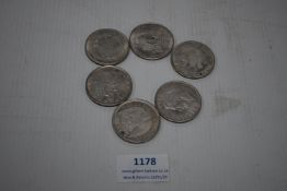 Six Commemorative Coins