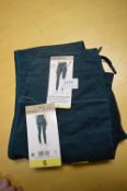 *Mondetta Blue Brushed Jacquard Leggings Size: S