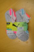 10 Pairs of Puma Kid’s Low Cut Drycell Socks Size: 12-1.5