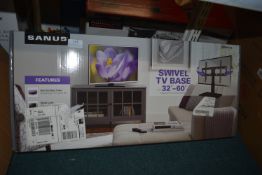 *Sanus Swivel TV Base 32”-60” up to 27.2kg/60lbs