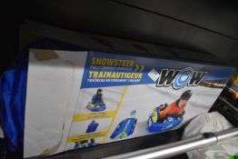 *Wow Snow Steer Fully Covered Snow Sled