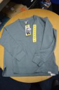 *Orvis Blue Long Sleeve V-Neck Top Size: S