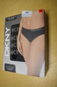 *DKNY Seamless Rib Bikini Briefs Size: M 4pk