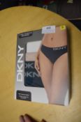 *DKNY Seamless Rib Bikini Briefs Size: S 4pk
