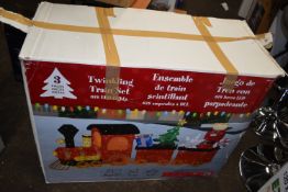 *Twinkling LED Christmas Train Set