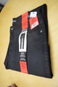 *Buffalo Black High Rise Cargo Trousers Size: 12