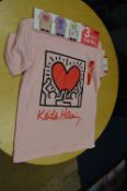 Keith Haring T-Shirts Size: 9-10 years 3pk