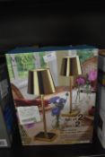 *Mikasa Touch LED Lamp 2pk