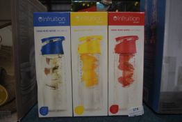 Three Infruition Sport Drinks Bottles
