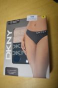 *DKNY Seamless Rib Bikini Briefs Size: S 4pk