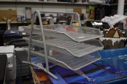 Desktop In Tray with Three Trays