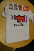Keith Haring T-Shirts Size: 5-6 years 3pk