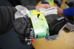 10 Pairs of Puma Kid’s Low Cut Drycell Socks Size: 12-1.5