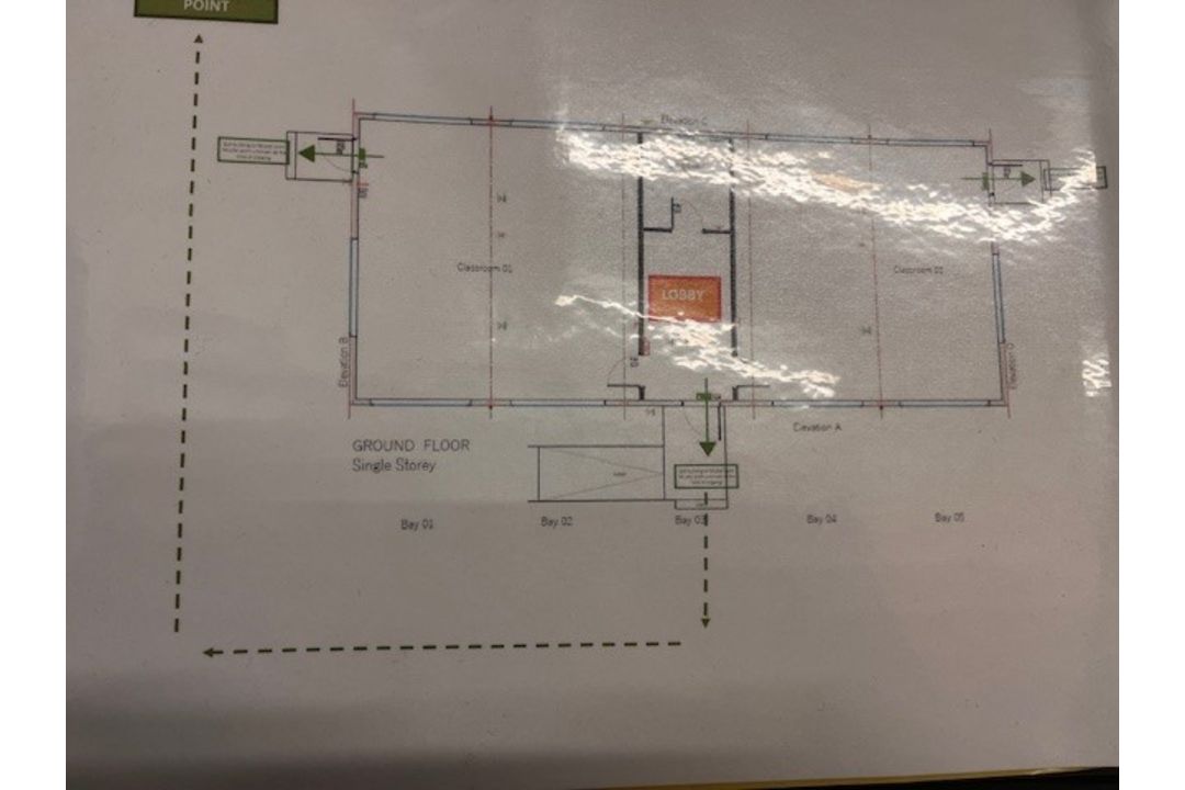 *Five Section Modular Building 19m x 8m - Features 4 Air Con Units, Electric Heating, Steel Security - Image 6 of 13