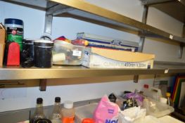 *Two Part Stainless Steel Wall Mounted Shelves 100 x 30cm Each - 200x30cm Total