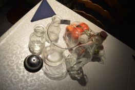 *Bag of Artificial Fruit, Vases, Order Bell, etc.