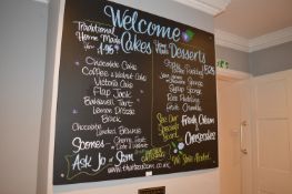 *Wall Mounted Chalkboard