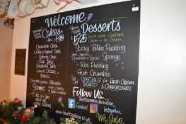 *Wall Mounted Chalkboard