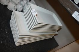 *Ten Large and Eight Medium Rectangular Serving Plates