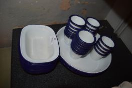*Blue & White Enamelware