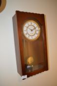*Mahogany Cased Wall Clock