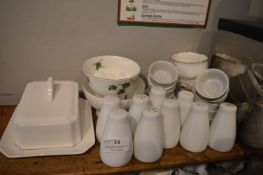 *Assorted Table Condiments, Ramekins, Butter Dish, etc.