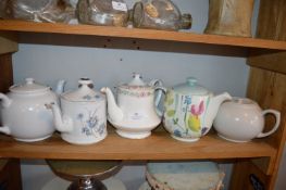 *Five Assorted Teapots