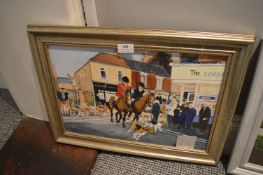 *Original Acrylic on Board by Catherine Gregory “Boxing Day Hunt”