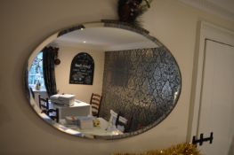 *Deco Bevelled Edge Wall Mirror 75x50cm