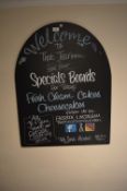 *Wall Mounted Chalkboard