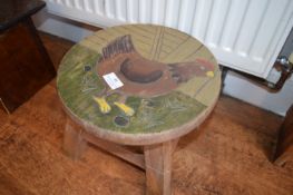*Four Leg Chicken Stool