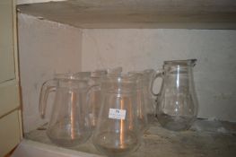*Seven Glass Water Jugs, Assorted Wet & Dry Ingredients, and Two Recipe Books