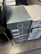 *Metal Six Drawer Filing Unit