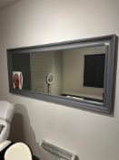 *Large Wall Mounted Mirror and a Wall Clock