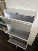 *Three Compartment Shoe Storage Unit