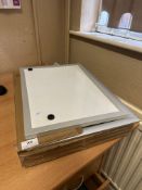 *Four Aluminium Clip Frames and a Dry Wipe Board