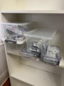 *Five Lidded Containers and Contents