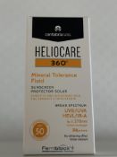 *1x 50ml of Heliocare 360° Mineral Tolerance Fluid Sunscreen Protector 50 SPF