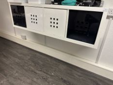 *Wall Mounted Four Compartment Shelf Unit