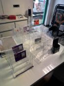 *Quantity of Photo Frames and Clear Perspex Document Holders