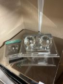 *Two Glass Doorknobs and a Dimmer Switch