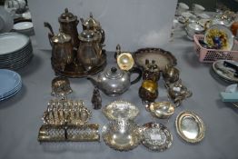 EPNS Teapots, Trays, and Dishes, etc.