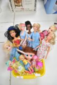 Basket of Dolls Including Barbie