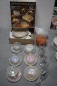 Vintage Glassware Including Arcoroc Dessert Set